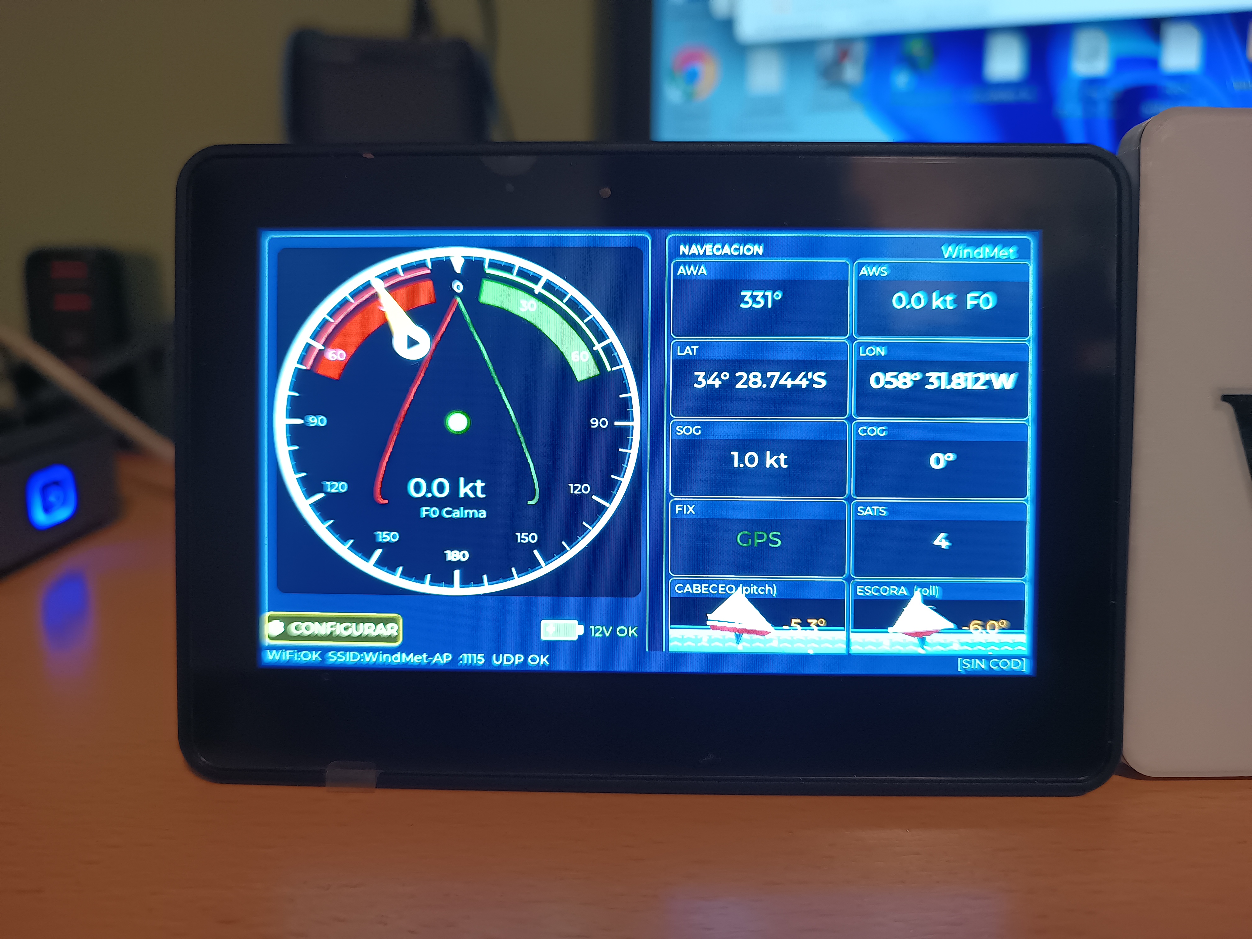 DISPLAY 4.3 inalambrico